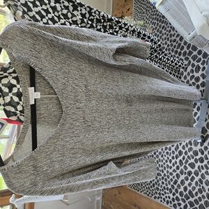 J. Jill Gray Long Sleeve Dress